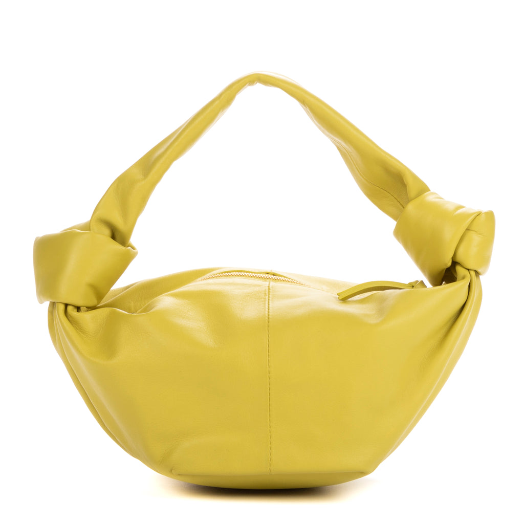 Shoulder Bag Double Knot Avocado Swift leather
