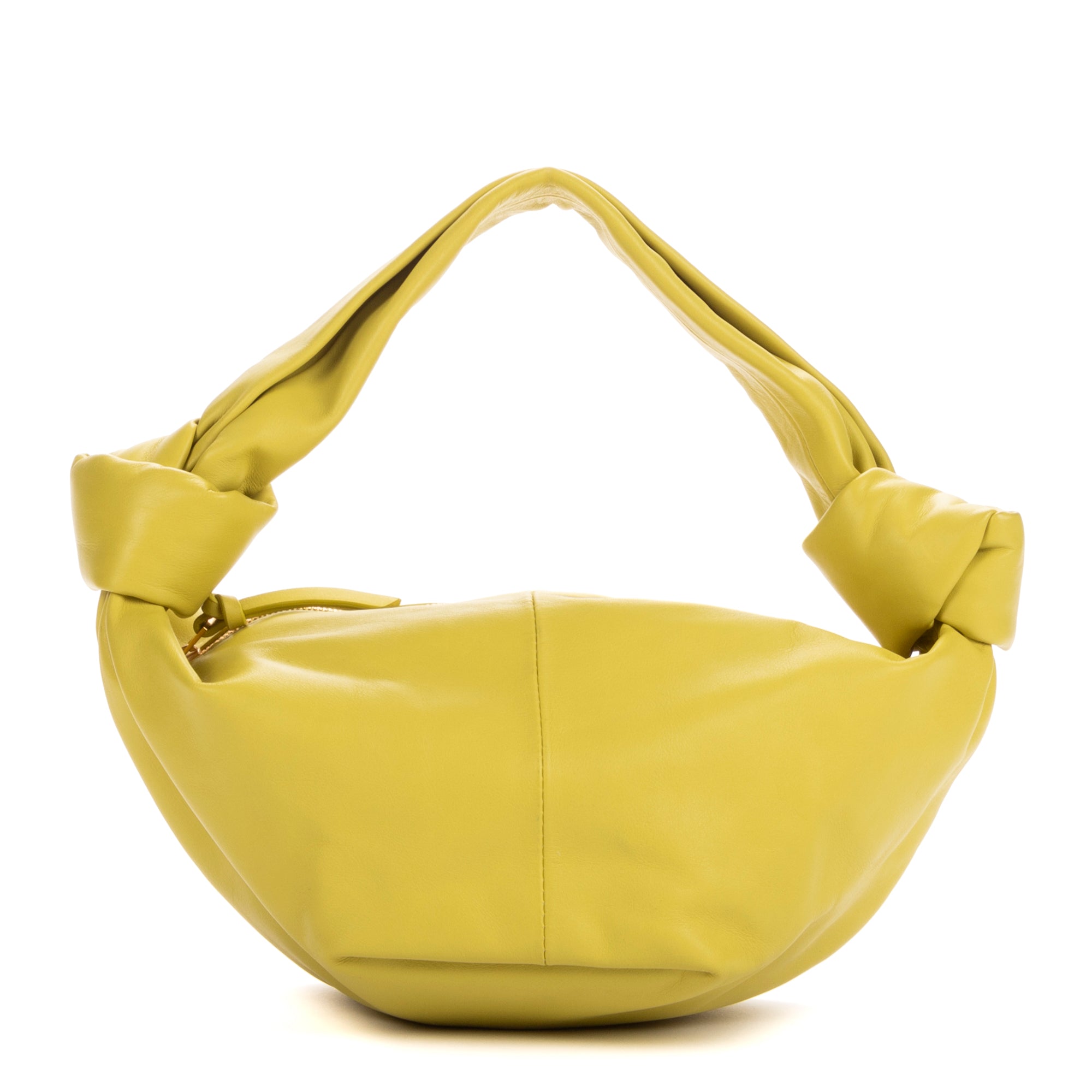 Shoulder Bag Double Knot Avocado Swift leather
