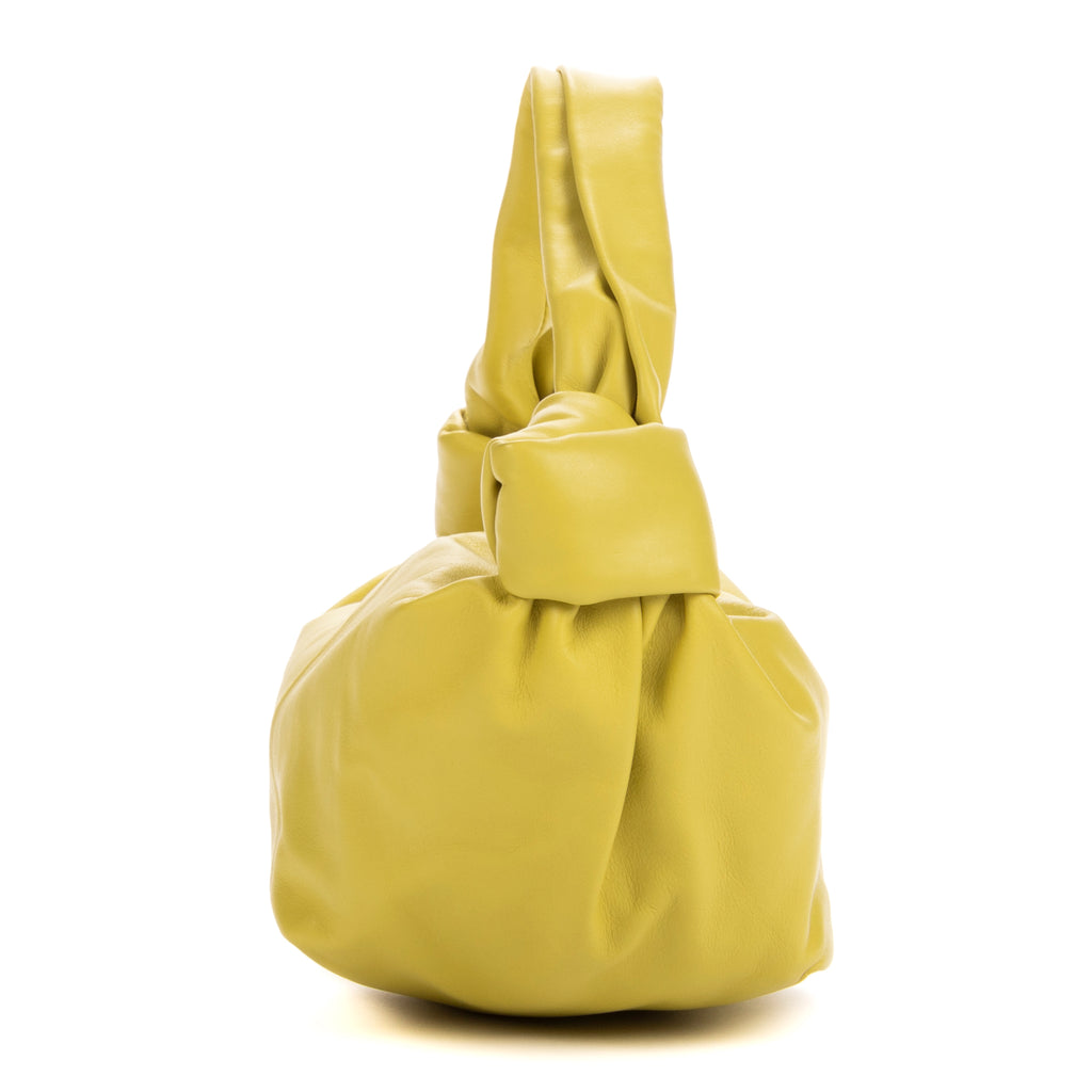 Shoulder Bag Double Knot Avocado Swift leather