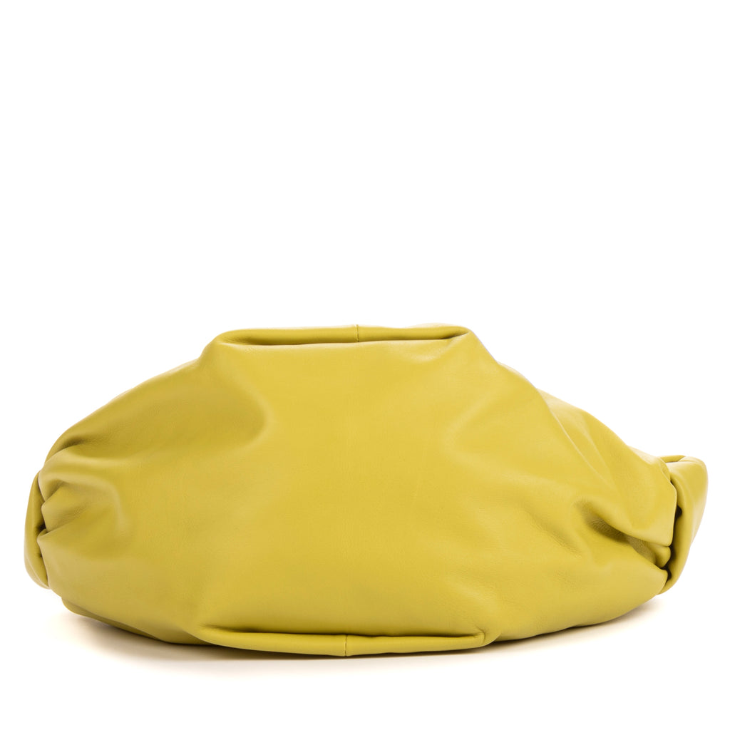 Shoulder Bag Double Knot Avocado Swift leather