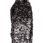 Shoulder Bag Ltd. Ed. Sequins Single Flap 25 Black Sequins Canvas