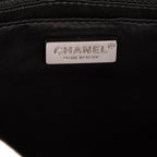 Shoulder Bag Ltd. Ed. Sequins Single Flap 25 Black Sequins Canvas