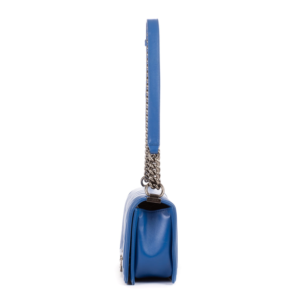 Shoulder Bag Boy Blue Chevron