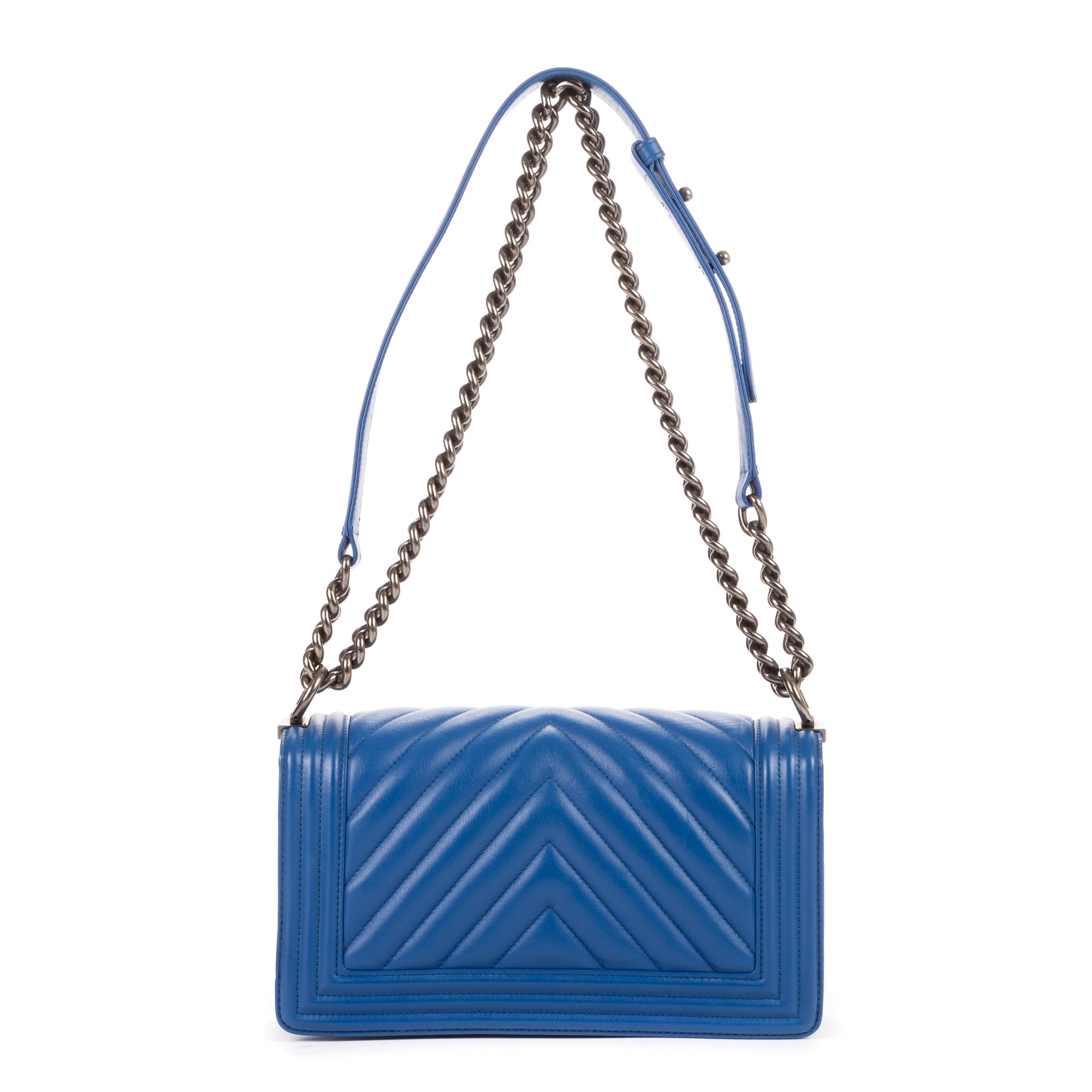 Shoulder Bag Boy Blue Chevron