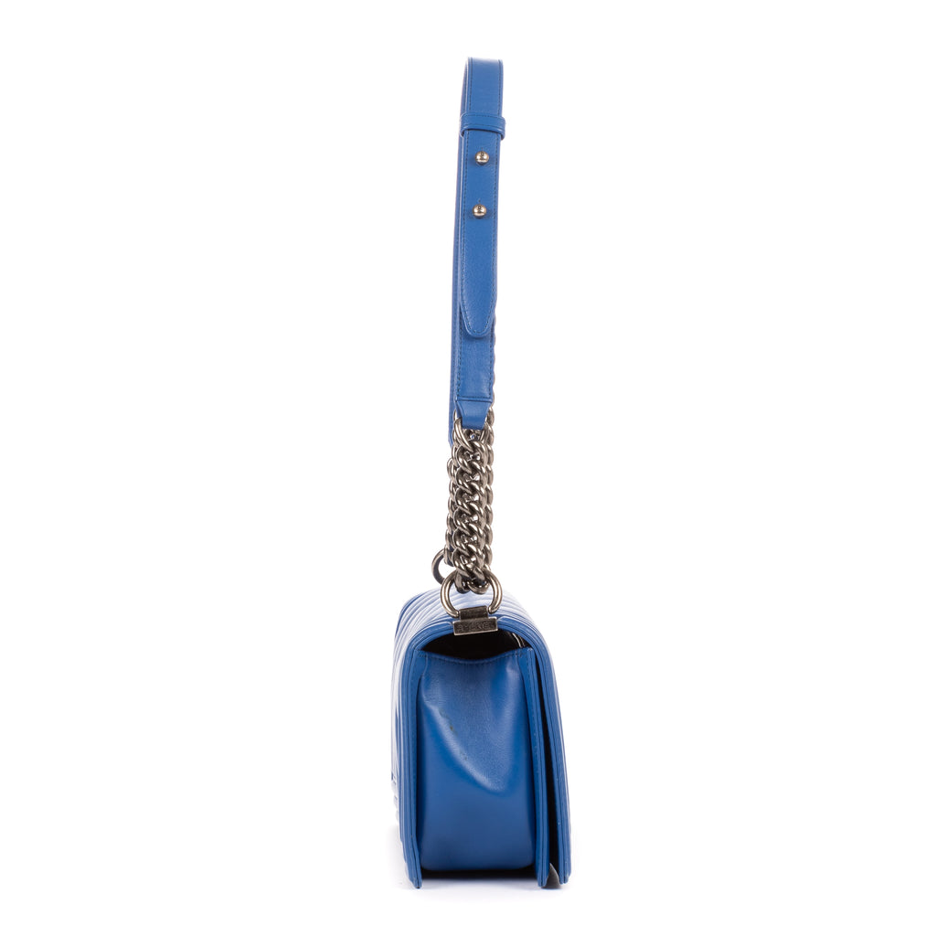 Shoulder Bag Boy Blue Chevron