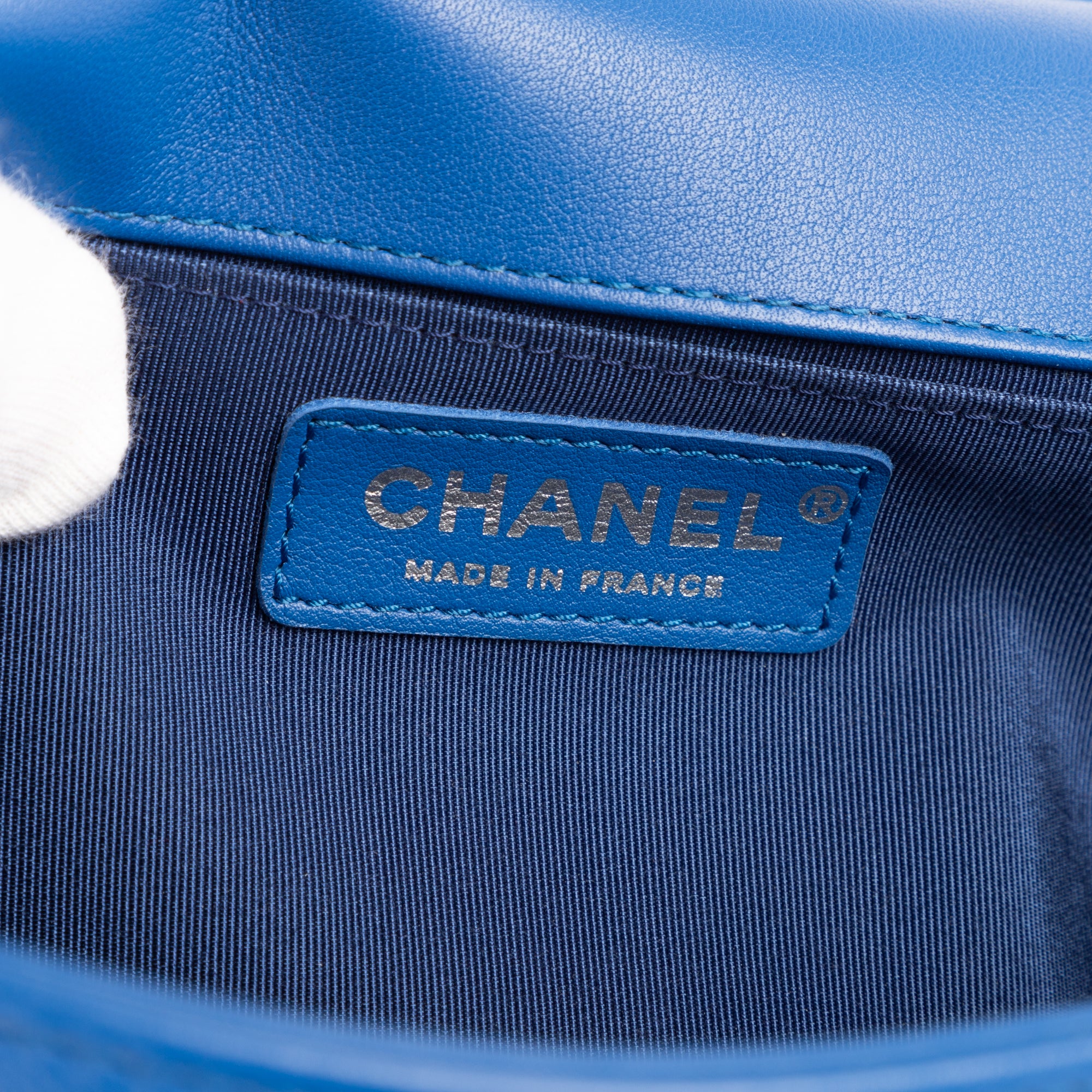 Shoulder Bag Boy Blue Chevron