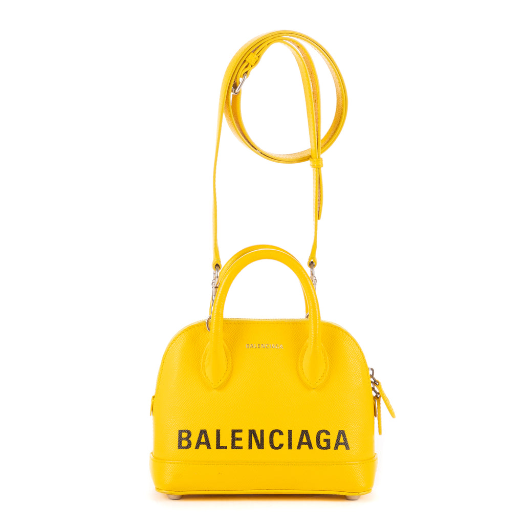 Bolso XXS Ville de piel de becerro amarilla