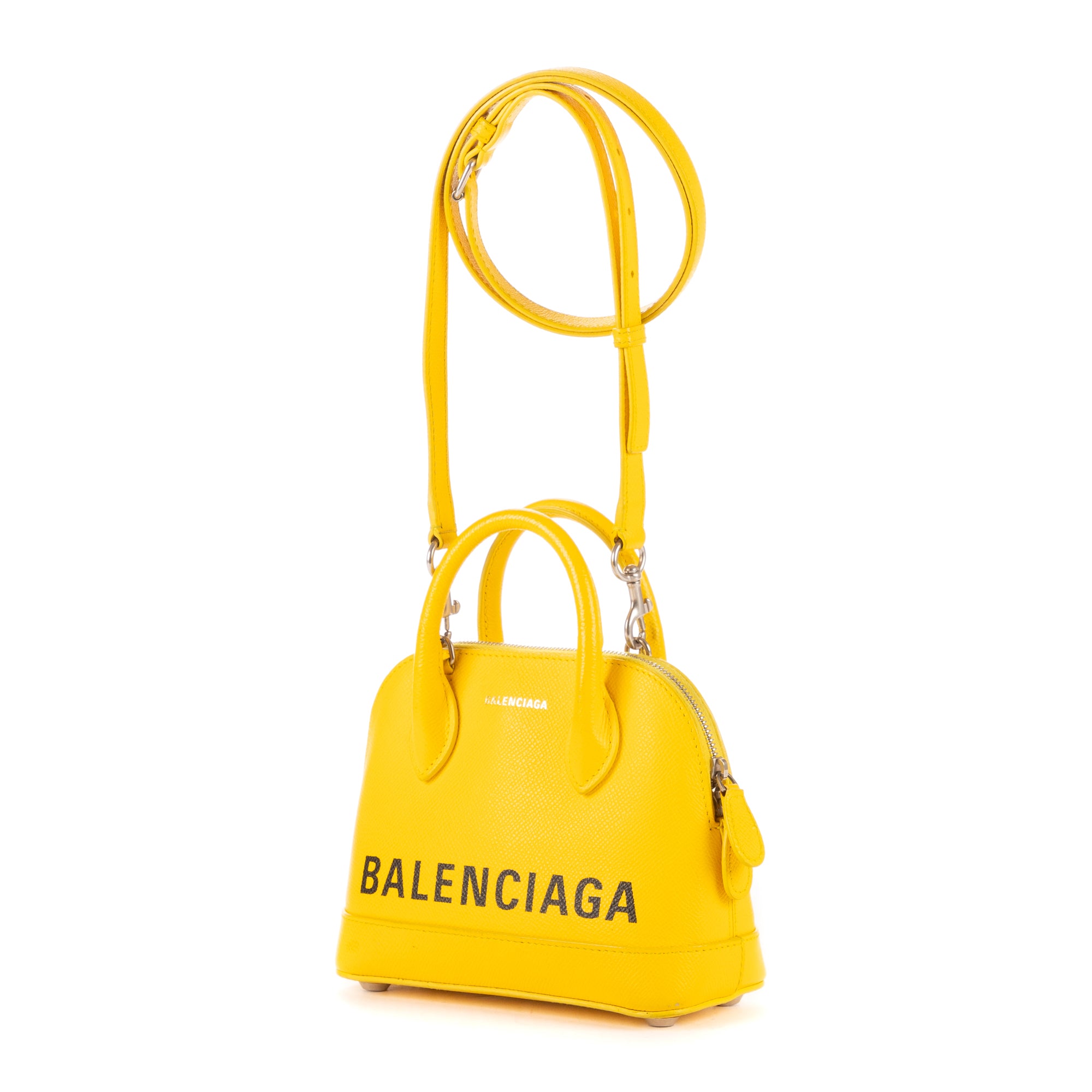 Handbag XXS Ville Yellow Calfskin leather