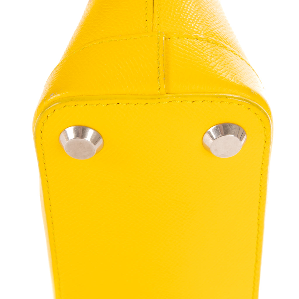 Bolso XXS Ville de piel de becerro amarilla