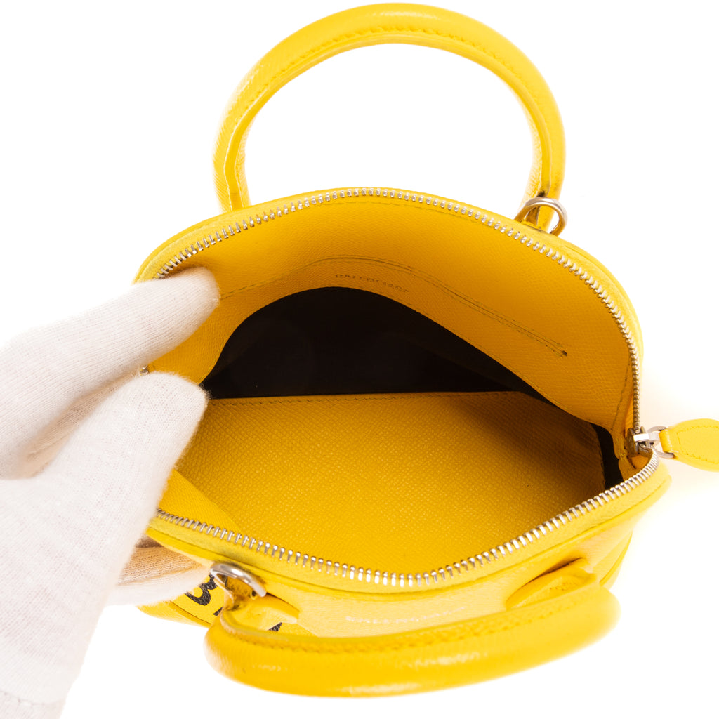 Bolso XXS Ville de piel de becerro amarilla