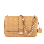 Sac porté épaule Miss Dior Grand modèle Cuir de veau Cannage beige