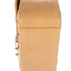 Sac porté épaule Miss Dior Grand modèle Cuir de veau Cannage beige