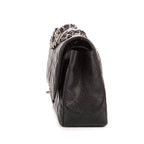Shoulder Bag Classic Jumbo Double Flap 30 Black Caviar Quilted Leather