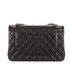 Shoulder Bag Classic Jumbo Double Flap 30 Black Caviar Quilted Leather