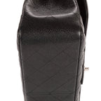 Shoulder Bag Classic Jumbo Double Flap 30 Black Caviar Quilted Leather