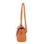 Bolso de mano Saigon Mini Piel de becerro negra/Lona Goyardine