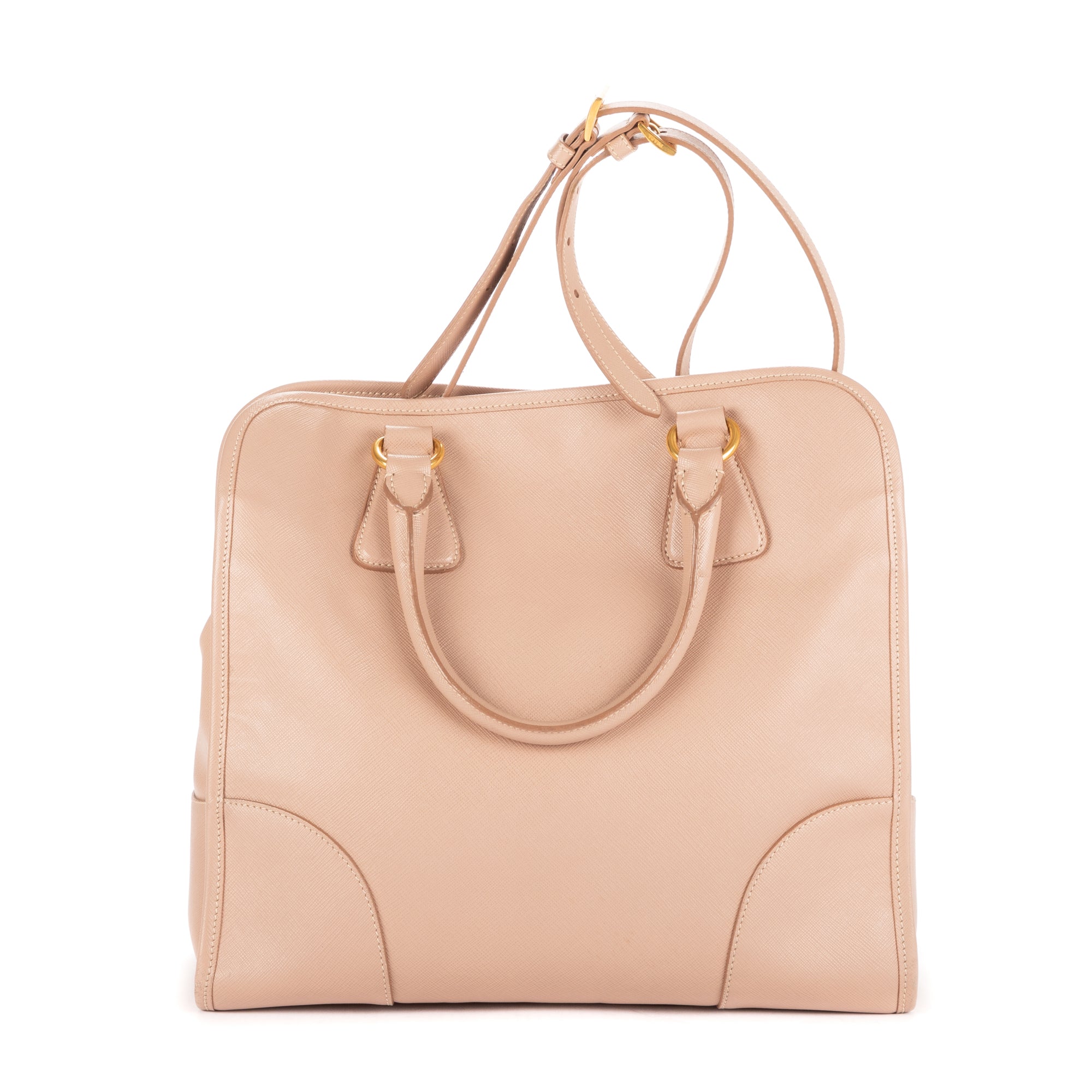 Shoulder Bag Luxe Bowler 2way Tote Salmon Saffiano