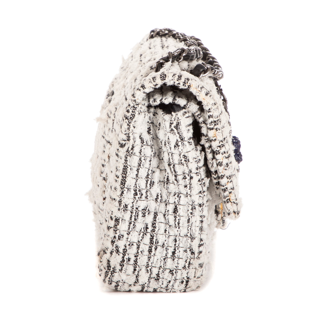 Bolso de Hombro Ed. Limitada 2.55 Tweed Blanco Insecto