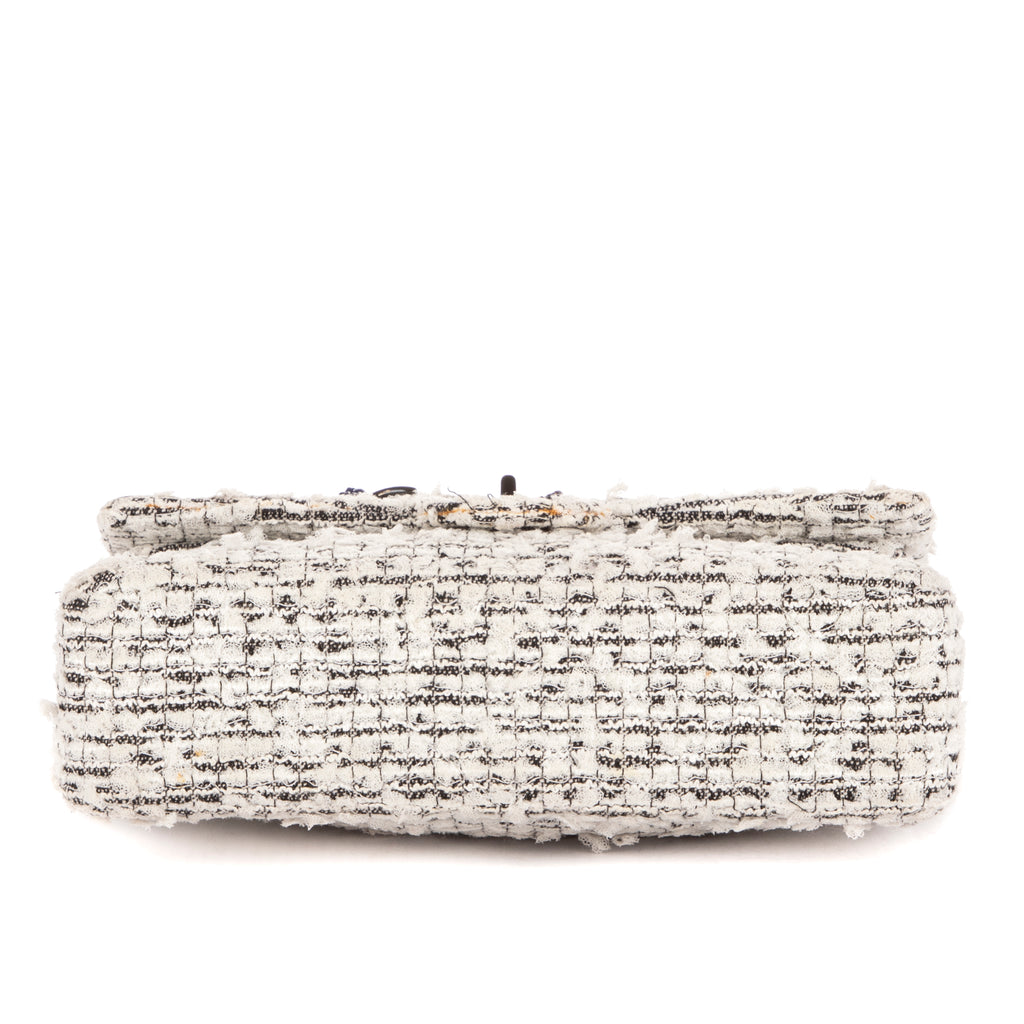 Bolso de Hombro Ed. Limitada 2.55 Tweed Blanco Insecto