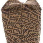 Bolso de hombro Tote de compras marrón FF Vertigo