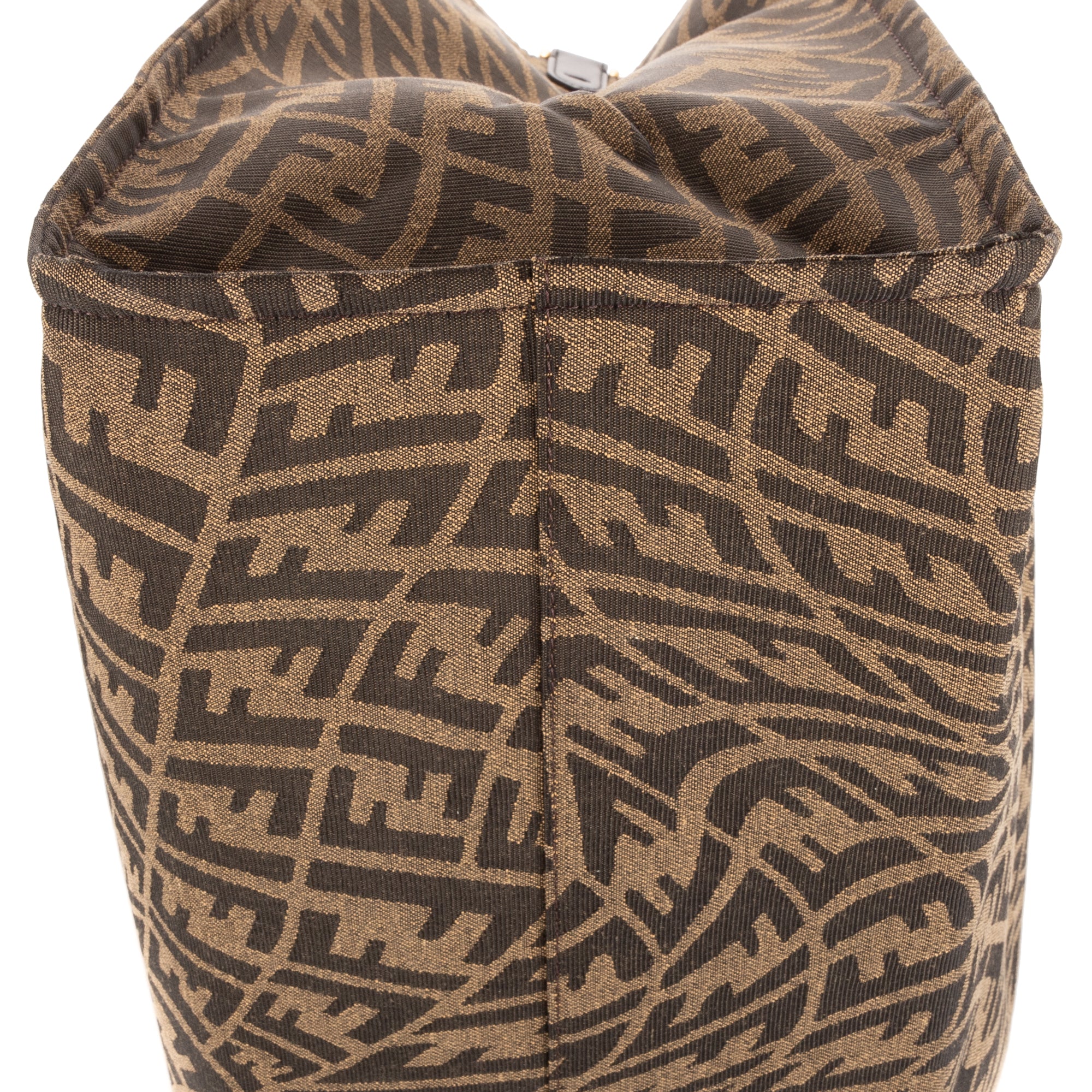 Bolso de hombro Tote de compras marrón FF Vertigo