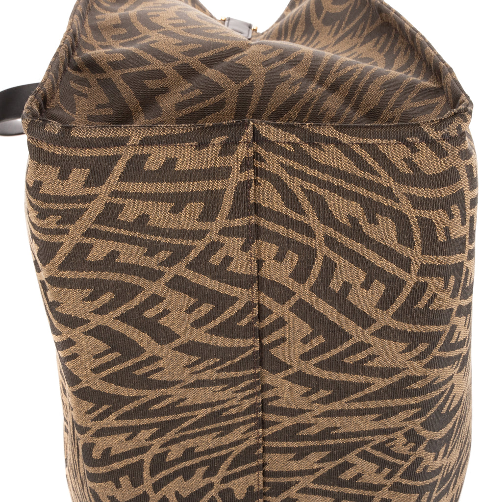 Bolso de hombro Tote de compras marrón FF Vertigo