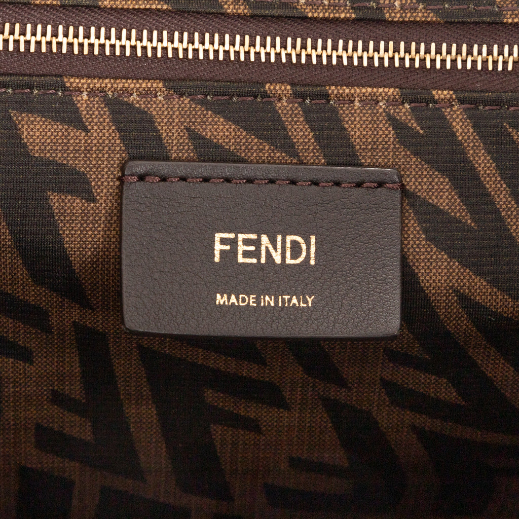 Bolso de hombro Tote de compras marrón FF Vertigo