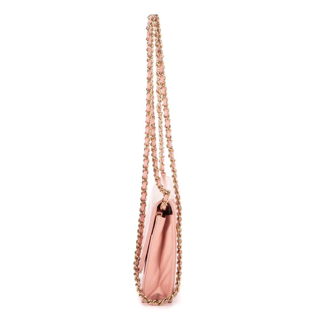 Shoulder Bag Timeless Wallet On Chain Pink Caviar Leather