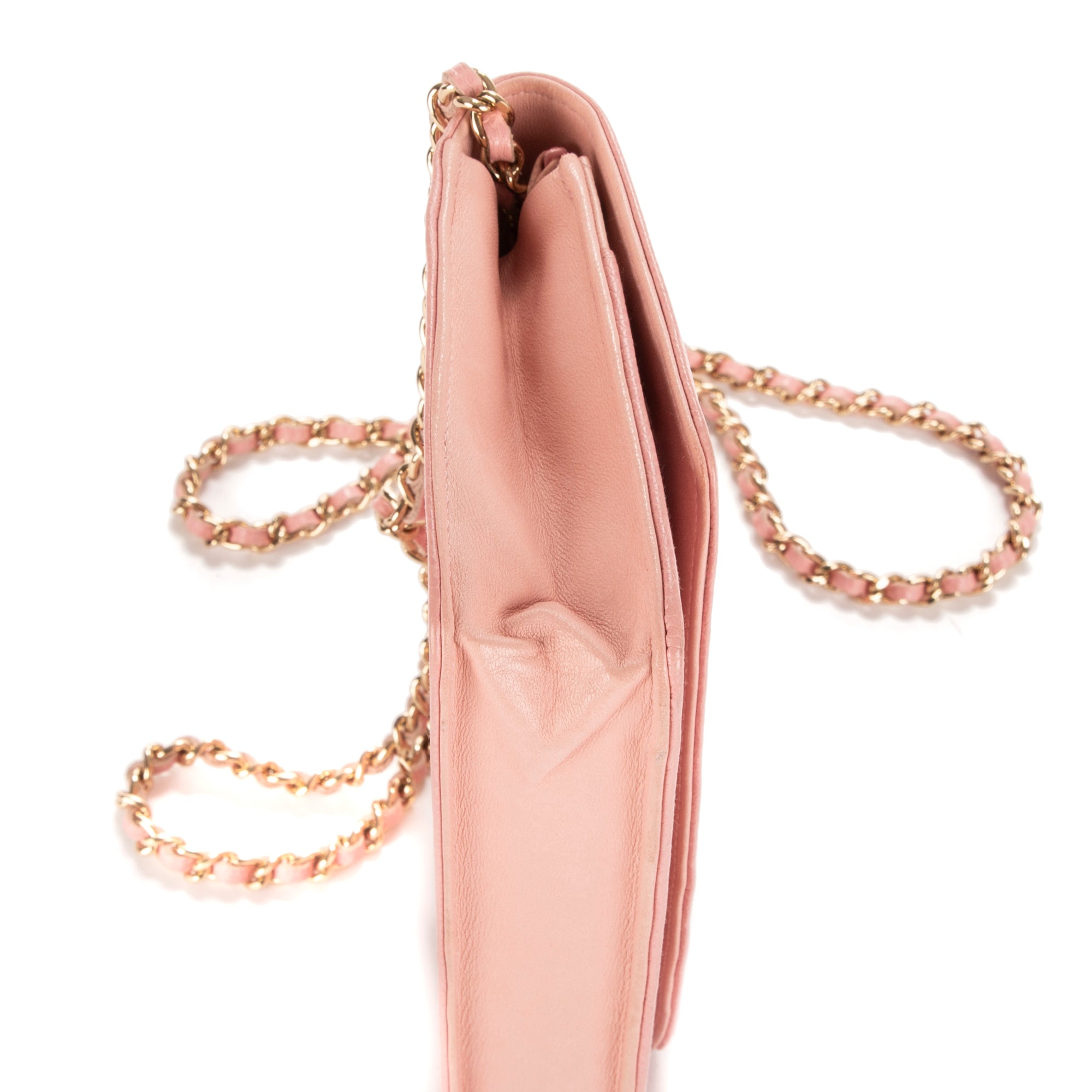 Shoulder Bag Timeless Wallet On Chain Pink Caviar Leather