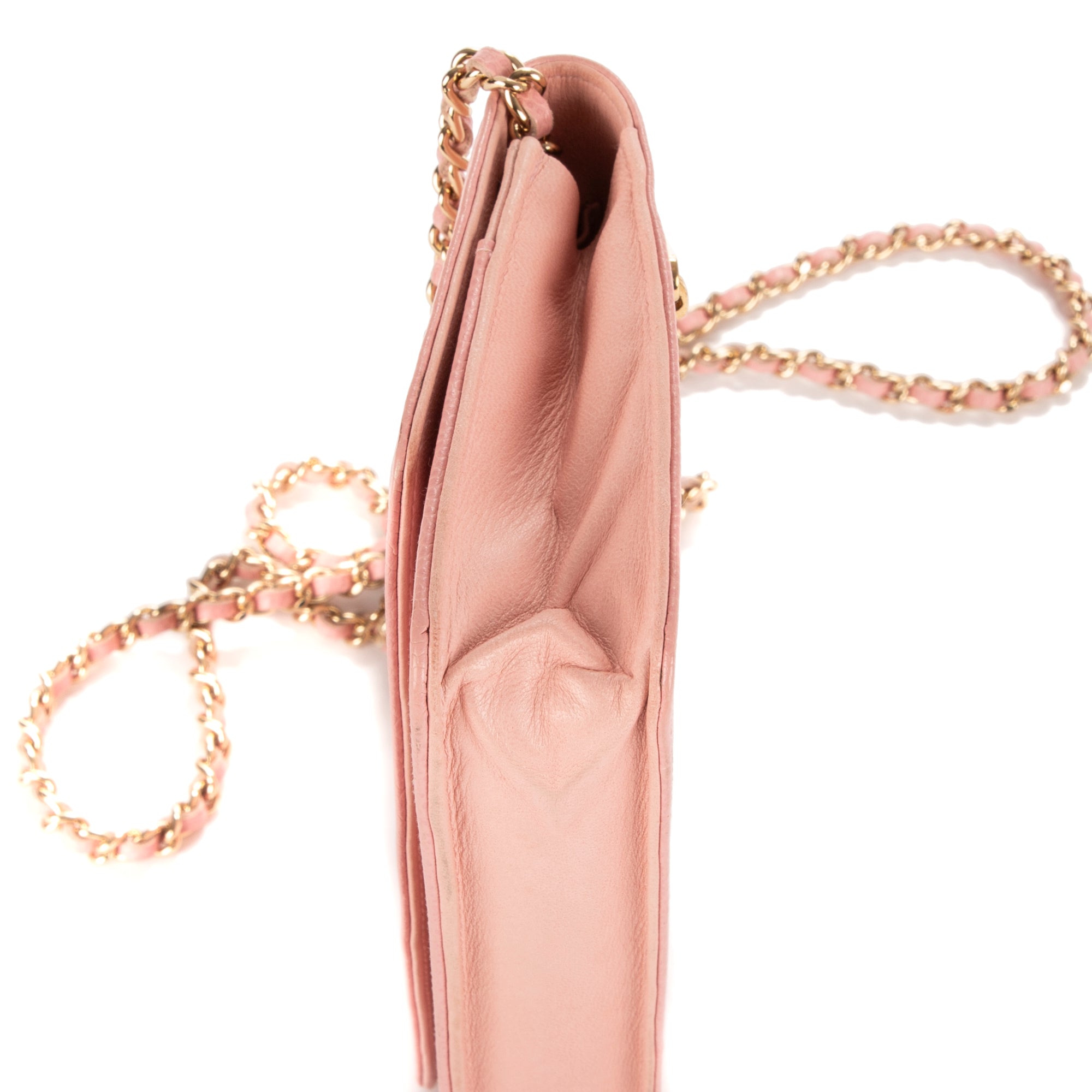 Shoulder Bag Timeless Wallet On Chain Pink Caviar Leather