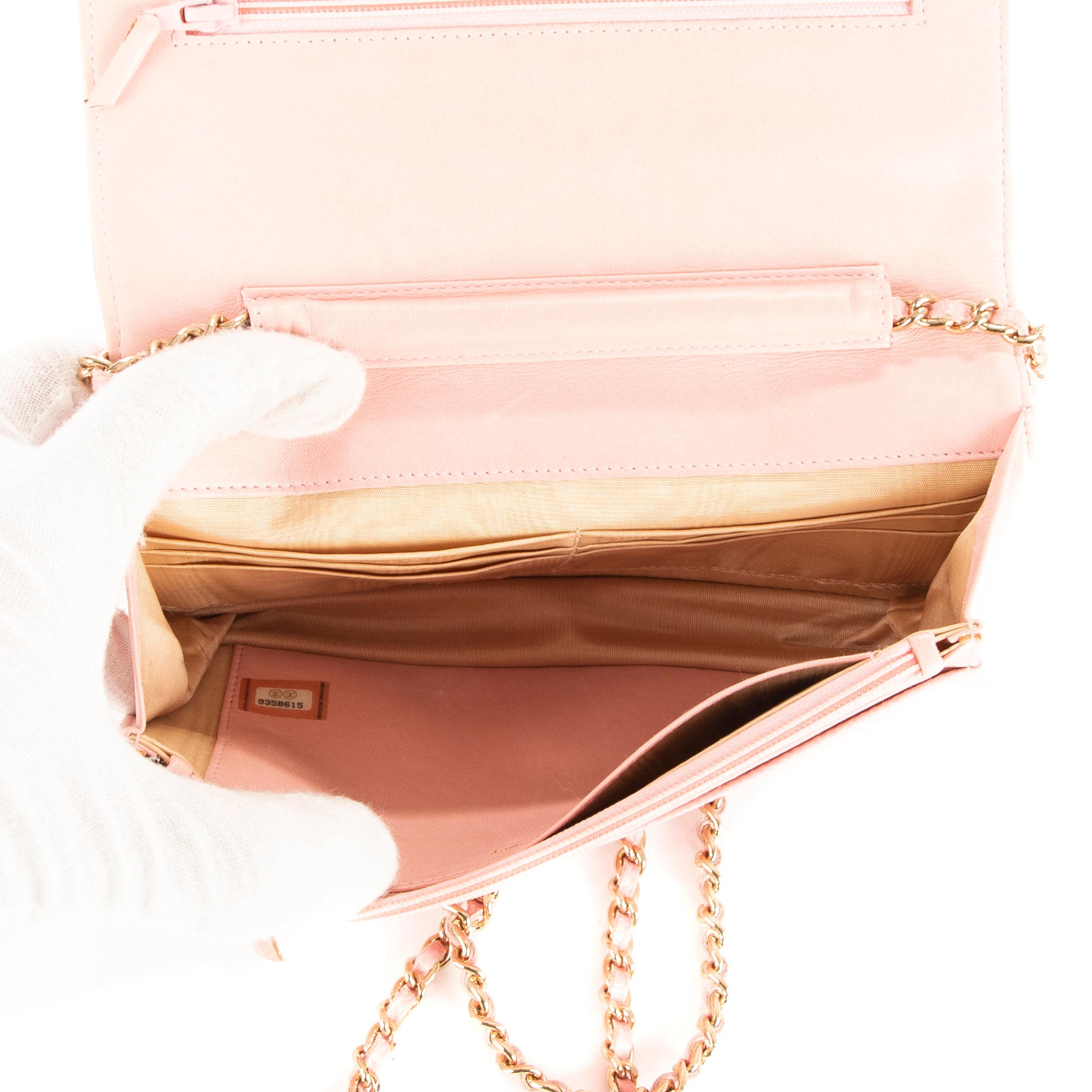 Shoulder Bag Timeless Wallet On Chain Pink Caviar Leather