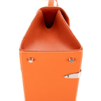 Sac à bandoulière Saigon PM en toile enduite Goyardine orange