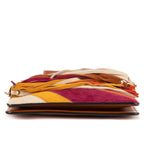 Sac bandoulière Jane Small Tassel Crossbody Cuir de veau marron/Suède