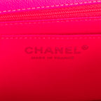 Sac bandoulière 2.55 Mini 224 double rabat en cuir de veau rose