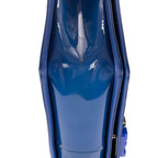 Shoulder Bag Boy Large blue Patent Quilted Leather