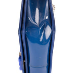 Shoulder Bag Boy Large blue Patent Quilted Leather