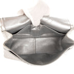 Sac à bandoulière 2.55 Rayures Taille moyenne 226 Double rabat Cuir de veau vieilli Argent métallisé
