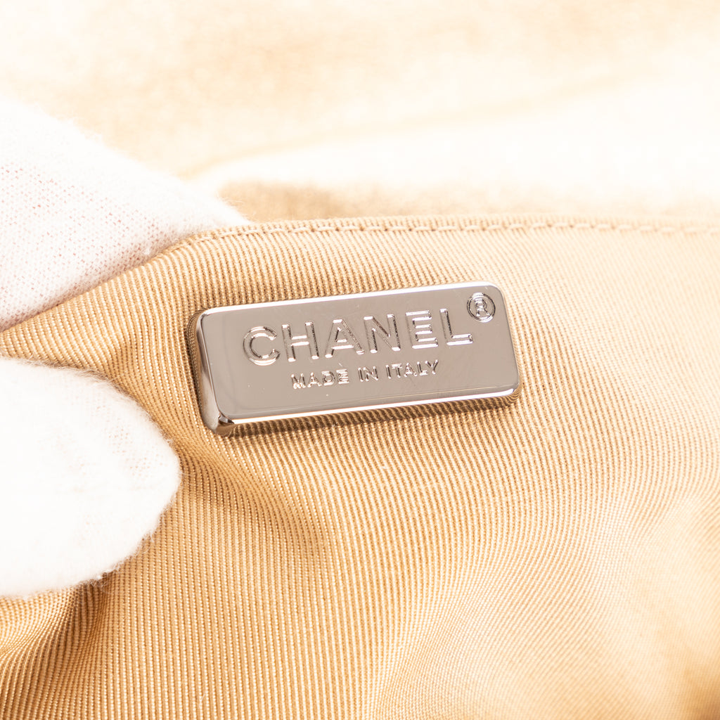 Shoulder Bag Ltd. Ed Paris-Dubai Medals Single flap Gold Quilted Embellished Perforated Leather