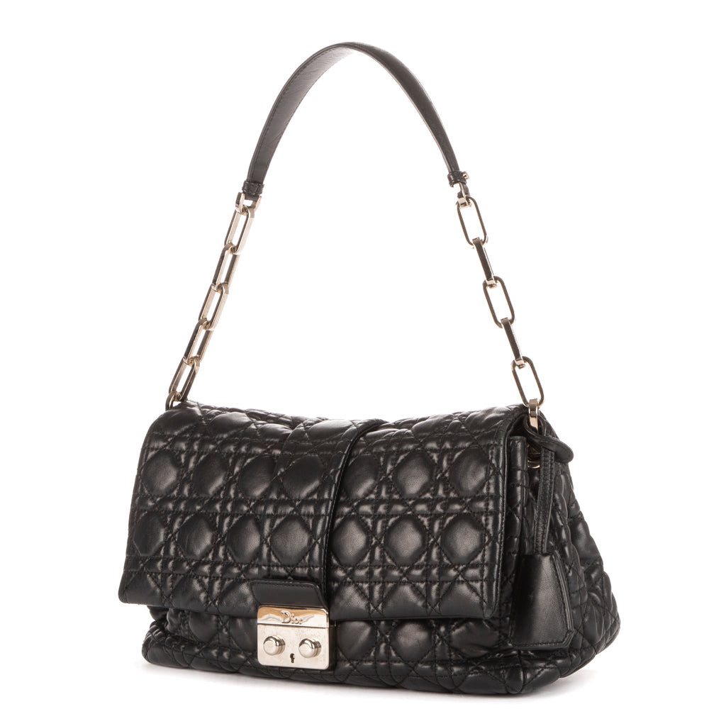 Sac à bandoulière New Look Sac à main cuir cannage noir