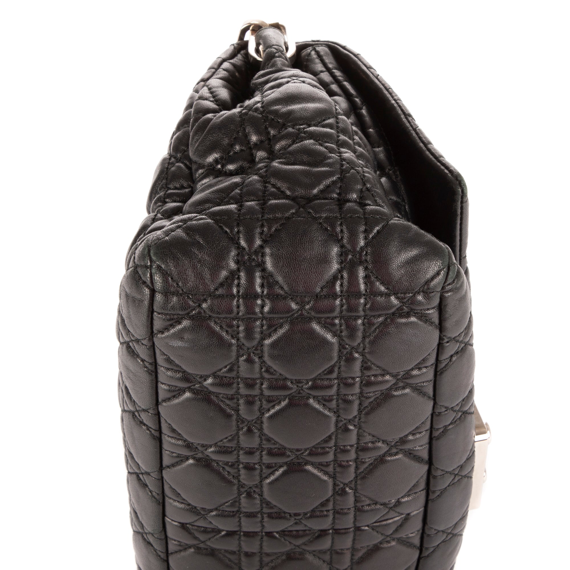 Sac à bandoulière New Look Sac à main cuir cannage noir
