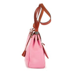 Bolso de hombro Herbag Zip 31 Lona Toile Officier marrón/Cuero Barenia