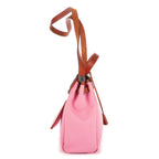 Bolso de hombro Herbag Zip 31 Lona Toile Officier marrón/Cuero Barenia