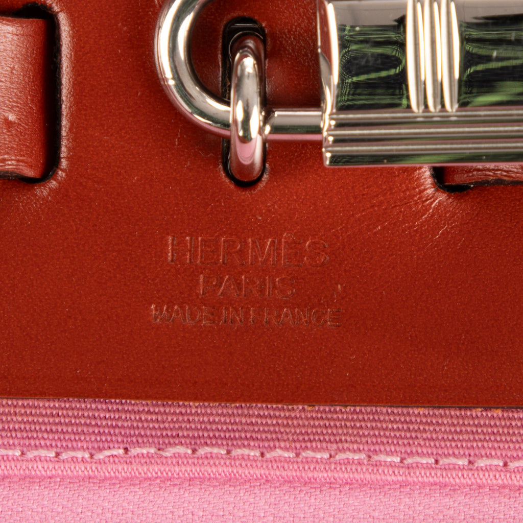 Bolso de hombro Herbag Zip 31 Lona Toile Officier marrón/Cuero Barenia