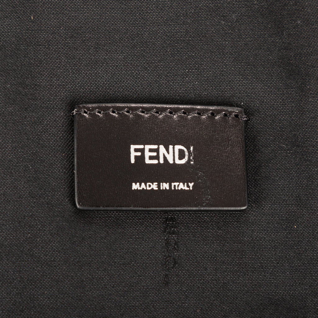 Shoulder Bag Fendi Roma Sling Bag Yellow Nylon Canvas