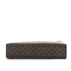 Bolso de Hombro Horizontal Cabas Lona Revestida Triomphe Negra