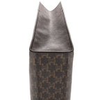 Bolso de Hombro Horizontal Cabas Lona Revestida Triomphe Negra