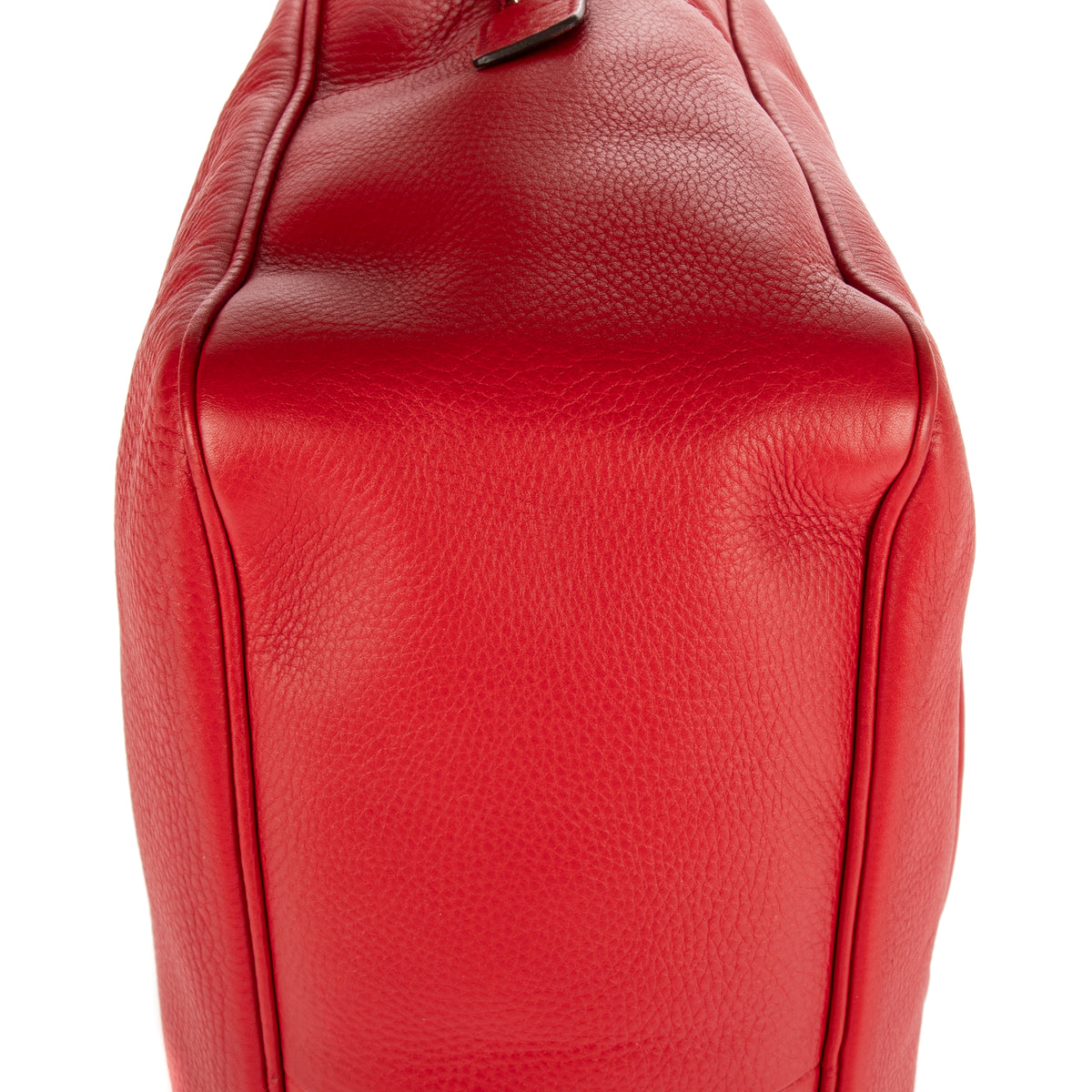 Shoulder Bag Soho Fringe Chain tote Red Pebbled Leather