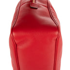 Shoulder Bag Soho Fringe Chain tote Red Pebbled Leather