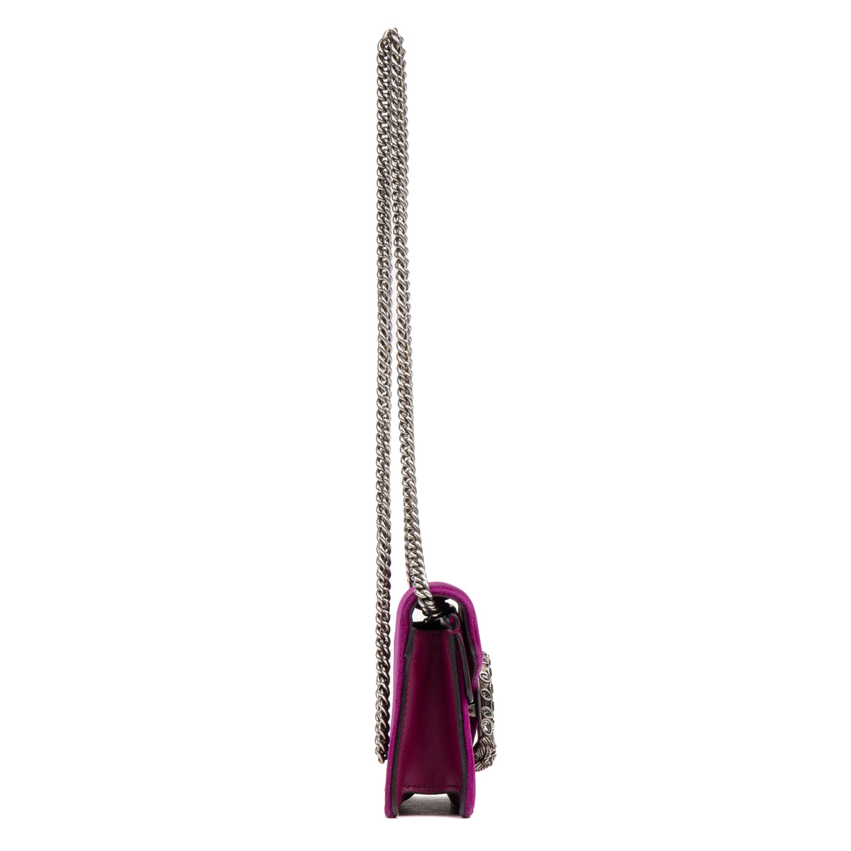 Shoulder Bag Dionysus Super Mini Purple Magenta Velvet