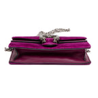 Shoulder Bag Dionysus Super Mini Purple Magenta Velvet